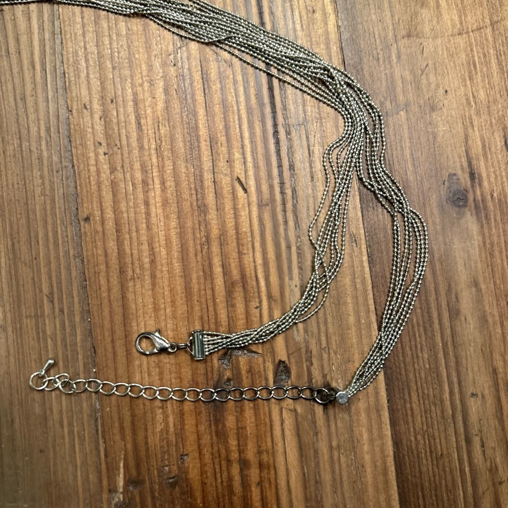 Elegant Silver Multi-Strand Necklace - Picture 4 of 4